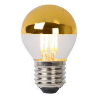  - Лампа светодиодная диммируемая Lucide E27 4W 2700K золотая 49021/04/10