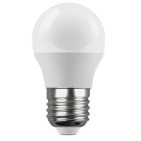  - Лампа светодиодная REV G45 Е27 9W 2700K теплый свет шар 32408 9