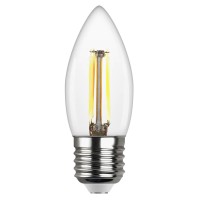  - Лампа светодиодная филаментная REV C37 E27 5W DECO Premium теплый свет свеча 32424 9