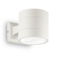  - Уличный настенный светильник Ideal Lux Snif Ap1 Round Bianco 144283