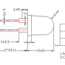 Светодиод ARL-10080URC4-20 (Arlight, 10мм (круглый)) - Светодиод ARL-10080URC4-20 (Arlight, 10мм (круглый))