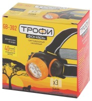  - Налобный светодиодный фонарь ЭРА Трофи от батареек 100 лм GB-302 Б0036617