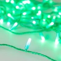  - Светодиодная гирлянда ARD-STRING-CLASSIC-10000-GREEN-100LED-MILK-FLASH Green (230V, 7W) (Ardecoled, IP65)