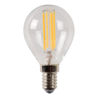  - Лампа светодиодная диммируемая Lucide E14 4W 2700K прозрачная 49022/04/60