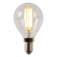  - Лампа светодиодная диммируемая Lucide E14 4W 2700K прозрачная 49022/04/60