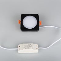  - Светодиодная панель LTD-80x80SOL-BK-5W Day White (Arlight, IP44 Пластик, 3 года)