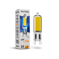  - Лампа светодиодная филаментная Voltega G9 3,5W 2800К прозрачная VG9-K1G9warm3.5W 7088