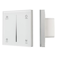  - Панель SMART-P36-DIM-IN White (230V, 1.2A, TRIAC, Sens, 2.4G) (Arlight, IP20 Пластик, 5 лет)