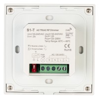  - Панель SMART-P36-DIM-IN White (230V, 1.2A, TRIAC, Sens, 2.4G) (Arlight, IP20 Пластик, 5 лет)