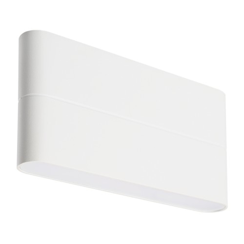 Светильник SP-Wall-170WH-Flat-12W Warm White (Arlight, IP54 Металл, 3 года) Накладной настенный светильник 2x6Вт, белый алюминиевый корпус, матовый рассеиватель из поликарбоната. Цвет ТЕПЛЫЙ БЕЛЫЙ 3000K, св.поток 950лм, CRI(Ra)>80, угол 120°, свет вверх-вниз. Размер 170x90x28мм. IP54. Питание AC220-240V, 12Вт, встроенный драйвер.