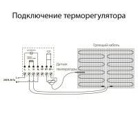  - Терморегулятор электромеханический для теплого пола Werkel W1151101 белый 4690389155284