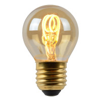  - Лампа светодиодная диммируемая Lucide E27 3W 2200K янтарная 49045/03/62
