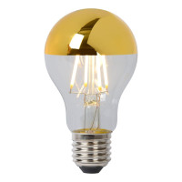  - Лампа светодиодная диммируемая Lucide E27 5W 2700K золотая 49020/05/10