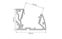  - Профиль SHELF-MULTI-2000 ANOD (ANR, Алюминий)