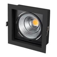  - Светильник CL-KARDAN-S152x152-25W Warm3000 (BK-BK, 30 deg) (Arlight, IP20 Металл, 3 года)