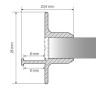 Профиль TOP-GLASS8-3D-2000 (Arlight, Алюминий) - Профиль TOP-GLASS8-3D-2000 (Arlight, Алюминий)