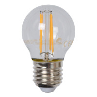  - Лампа светодиодная диммируемая Lucide E27 4W 2700K прозрачная 49021/04/60