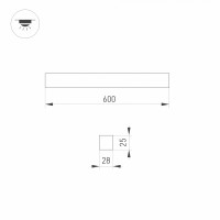  - Светильник SNAP-STARLINE-FLAT-S600-13W Warm3000 (WH, 120 deg, 48V) (Arlight, IP40 Металл, 3 года)