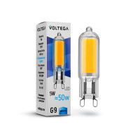  - Лампа светодиодная филаментная Voltega G9 5W 4000К прозрачная VG9-K1G9cold5W 7091