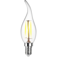  - Лампа светодиодная филаментная REV FC37 E14 7W нейтральный белый свет свеча на ветру 32496 6