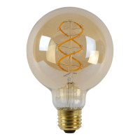  - Лампа светодиодная диммируемая Lucide E27 5W 2200K янтарная 49032/05/62