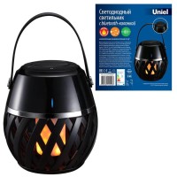  - Переносной светодиодный фонарь Uniel аккумуляторный ULD-R201 LED/Flame Black UL-00006768