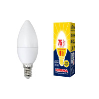  - Лампа светодиодная E14 9W 3000K матовая LED-C37-9W/WW/E14/FR/NR UL-00003804