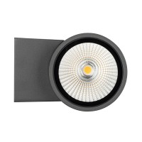  - Светильник LGD-FORMA-WALL-R90-12W Warm3000 (GR, 44 deg, 230V) (Arlight, IP54 Металл, 3 года)