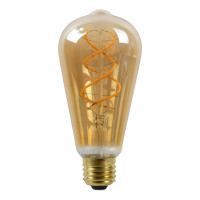  - Лампа светодиодная диммируемая Lucide E27 5W 2200K янтарная 49034/05/62