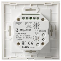  - INTELLIGENT ARLIGHT Сенсорная панель DALI-901-11-ADDR-3SC-DIM-DT6-IN White (BUS) (IARL, IP20 Пластик, 3 года)