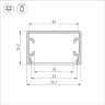 Профиль PLS-LOCK-H16-SMT-2000 ANOD BLACK (Arlight, Алюминий) - Профиль PLS-LOCK-H16-SMT-2000 ANOD BLACK (Arlight, Алюминий)