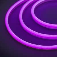  - Гибкий неон GALAXY-1608-5000CFS-2835-100 12V Purple (16x8mm, 12W, IP67) (Arlight, 12 Вт/м, IP67)