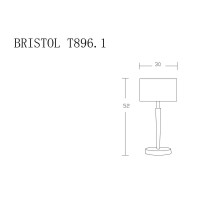  - Настольная лампа Lucia Tucci Bristol T896.1