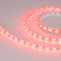  - Лента RTW 2-5000SE 12V Red 2x (5060, 300 LED, LUX) (Arlight, 14.4 Вт/м, IP65)