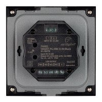  - Панель SMART-P4-DIM-G-IN Black (12-24V, 4x3A, Sens, 2.4G) (Arlight, IP20 Пластик, 5 лет)