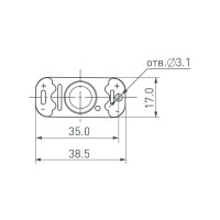  - Модуль герметичный ARL-LC2835-0.5W-12V White 160deg (Arlight, Закрытый)