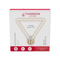  - Лампа светодиодная филаментная Thomson E27 4W 2700K трубчатая матовая TH-B2394