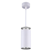  - Подвесной светодиодный светильник Elektrostandard DLS021 9+4W 4200К белый матовый/серебро 4690389144288