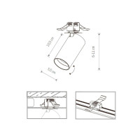  - Встраиваемый спот Nowodvorski Mono Surface 7827