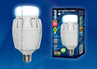  - Лампа LED сверхмощная Uniel E27 100W Uniel 6500K LED-M88-100W/DW/E27/FR ALV01WH 09508