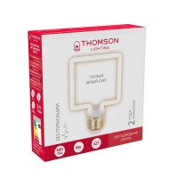  - Лампа светодиодная филаментная Thomson E27 4W 2700K трубчатая матовая TH-B2395