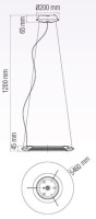  - Подвесной светодиодный светильник Horoz Concept-35 белый 019-010-0035 HRZ00002181