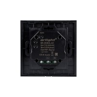  - Панель Sens SR-2830A-RF-IN Black (220V,DIM,4 зоны) (Arlight, IP20 Пластик, 3 года)