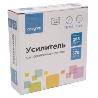  - Усилитель RGB/RGBW Apeyron 12/24V 04-24