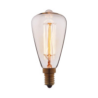  - Лампа накаливания E14 40W прозрачная 4840-F