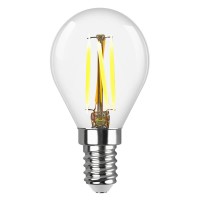  - Лампа светодиодная филаментная REV G45 E14 5W 4000K DECO Premium холодный свет шар 32358 7