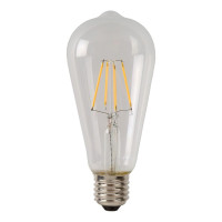 - Лампа светодиодная диммируемая Lucide E27 5W 2700K прозрачная 49015/05/60