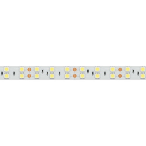 Лента RT 2-5000 24V Cool 8K 2x2 (5060, 600 LED, LUX) (Arlight, 28.8 Вт/м, IP20) Гибкая лента LUX, 2 ряда, светодиоды smd 5060, 120шт/м (600шт на 5м), белая плата 15мм, скотч 3М. Цвет ХОЛОДНЫЙ 7700-9600K. Питание 24V, мощность 28.8 Вт/м (144 Вт на 5м), угол 120°, цветопередача CRI>85. Размеры 5000х15x2.2мм. Мин.отрезок 50мм, 6шт светодиодов. Пакет 5м. Цена за 1м. Обязательная установка на профиль.