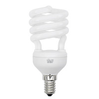  - Лампа энергосберегающая E14 15W 2700K спираль матовая CFL-S T2 220-240V 15W E14 2700K 01674