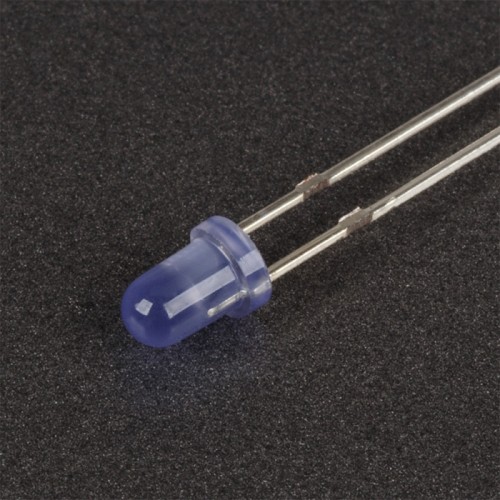 Светодиод ARL2-3514UBD-B (ANR, 3мм (круглый)) Выводной круглый светодиод, d=3 мм, диффузная синяя линза. Цвет свечения синий (470 нм), мигающий. If=20мА. VF=3-5 В.